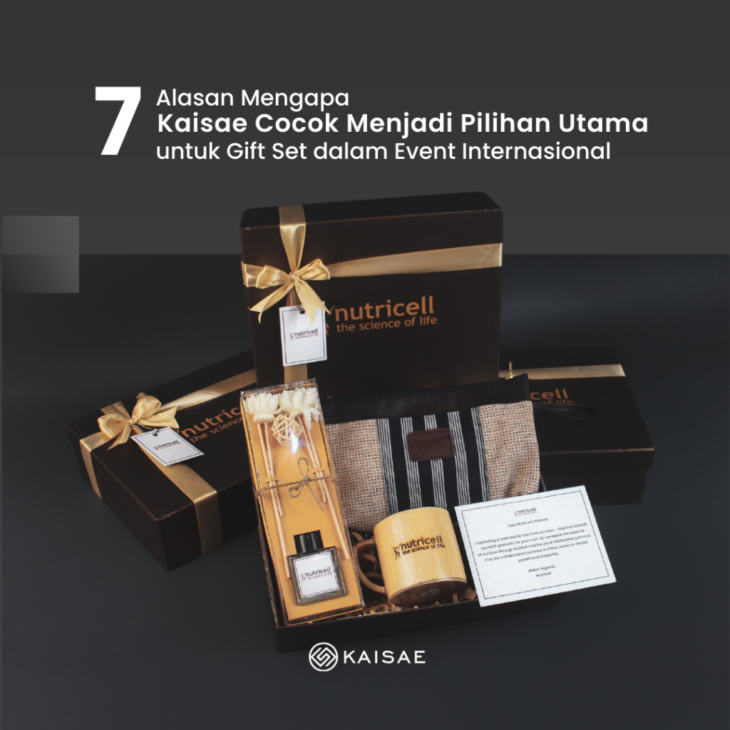 7 Alasan Gift Set Kaisae Cocok Menjadi Pilihan Event Internasional