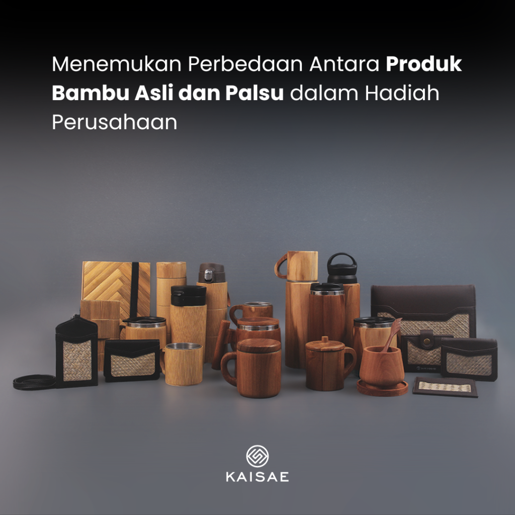 berbagai macam produk sustainable dari bambu dan anyaman